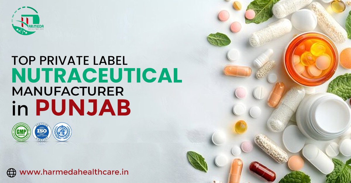 Top Private Label Nutraceutical Manufacturer in Punjab: Build Your Brand Today