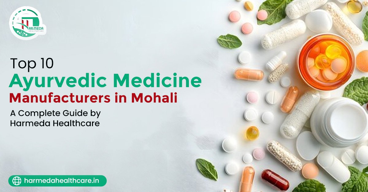 Top 10 Ayurvedic Medicine Manufacturers in Mohali: A Complete Guide by Harmeda Healthcare